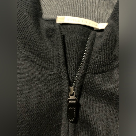 Stile Di Vita Full Zip Cotton /Wool/Cashmere Sweater - Picture 3 of 6